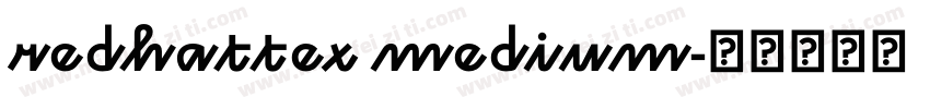 redhattex medium字体转换